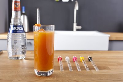 Vacu Vin cocktail recept sticks - Multicolor - Kunststof - set van 6