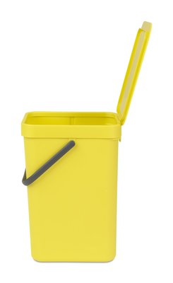Brabantia Sort & Go Prullenbak - Geel - Kunststof - 12 l