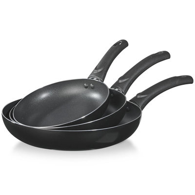 Bergner Cuisine koekenpannenset - Zwart - 3-delig
