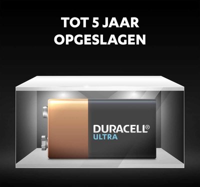 Duracell Ultra 9V Batterij - 1 stuk