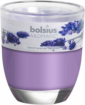 Bolsius geurkaars in glas - Lavendel - Ø 9 x h 6.3 cm