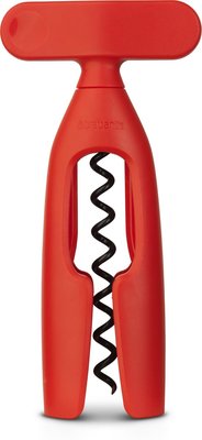 Brabantia Tasty Colours Kurkentrekker - Rood - Kunststof / RVS - 3.4 x 8 x 16 cm