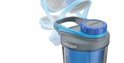 Contigo Shake & Go FIT + compartiment - Blauw / Grijs - 650 ml - Kunststof