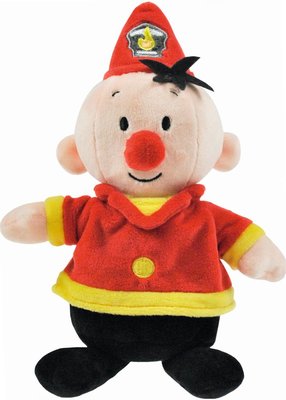 Bumba Brandweerman - Rood / Geel - 20 cm - Knuffel