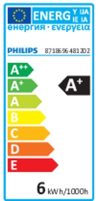 Philips Lamp 6W (40W) E27 - Warme gloed - WarmGlow - Dimbaar