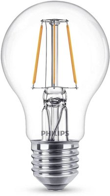 2-pack Philips led filament E27 4W (40W) - A++