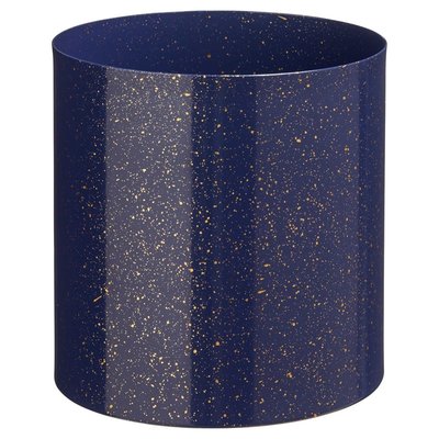 Bloempot RAMSES - Blauw / Goud - Ø 15 cm