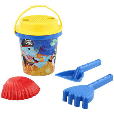 Strandset piraten zeedieren - 5 delig - Blauw - Kunststof