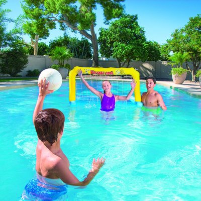 Bestway Waterpolo-doel - Geel / Blauw - Kunststof - 137 cm
