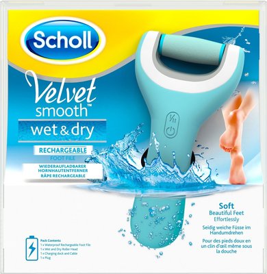 Scholl Velvet Smooth Oplaadbare Voetvijl Wet & Dry - Starter