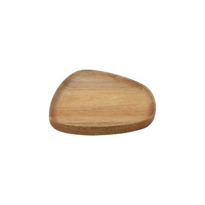Dagelijkse Kost serveerbord - Bruin - Acacia hout - 15 x 14.5 x 1.5 cm - Maat M
