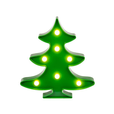 Led Kerstboom Lamp - Groen - Kunststof