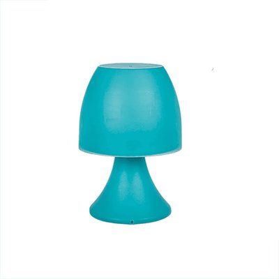 Led Tafellamp CECILE - Blauw - Kunststof - 19 x 12 cm