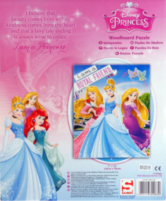 Disney Prinsessen puzzel - 9 stukjes