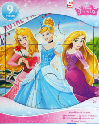 Disney Prinsessen puzzel - 9 stukjes