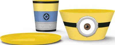 Minions - Stapelbare ontbijt/lunch set - 3 delig