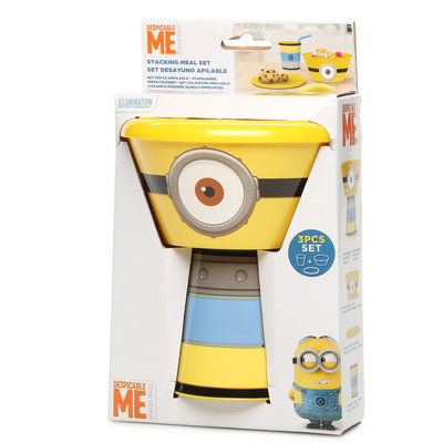 Minions - Stapelbare ontbijt/lunch set - 3 delig