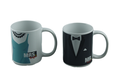 Mr. & Mrs. Perfect Beker/Mokkenset - set van 2 - Giftset