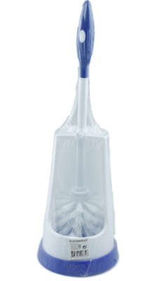 WC borstel SEVERINUS - Wit/Blauw - Plastic