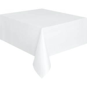 Tafelkleed - Wit - Plastic - 137x274cm
