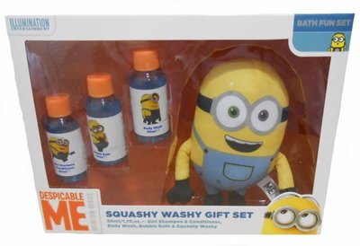 Minions Despicable me - Badset met spons - Giftset