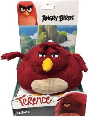 Angry Birds Sleutelhanger Terence - Knuffel - 14 cm