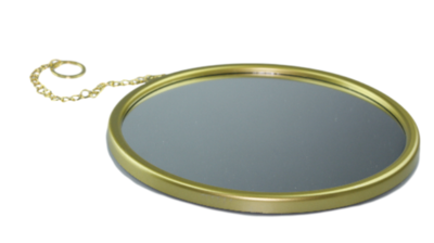 Hangspiegel Henri - Goud - Ø 23cm