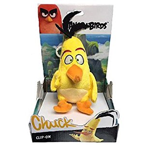 Angry Birds Sleutelhanger Chuck - Knuffel - 14 cm