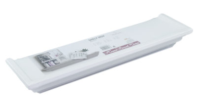 Decoratie WandPlank Marjolein - Wit - MDF - 48x12x6cm