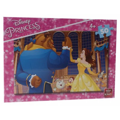 King legpuzzel Disney Princess Belle en het Beest - 50 stukjes