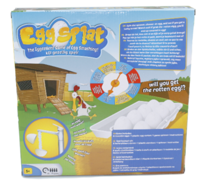 Ei Splet Spel - Egg Splat Game - Spletterende Eieren Spel - Familie Spel
