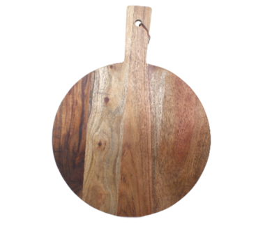 Brood- / serveerplank ELINE - Hout - Rond - 40x30x1.5cm