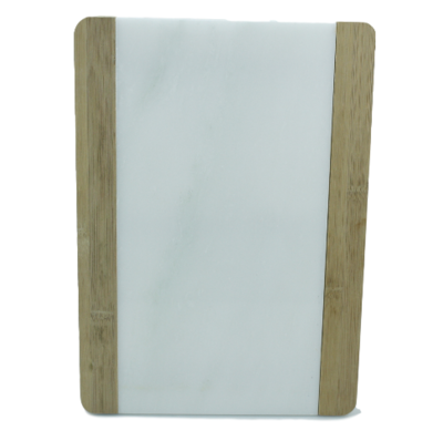Presenteerplank JEROLD - Marmer / Bamboe - 22x31cm