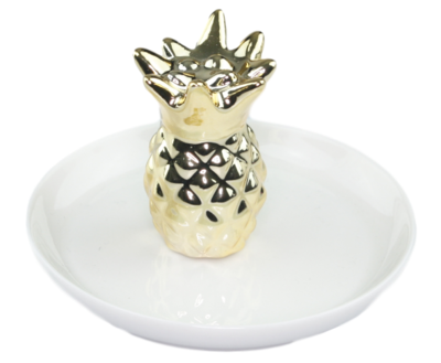 Ananas Ringhouder & Sieraden Schaaltje Lilian - Goud