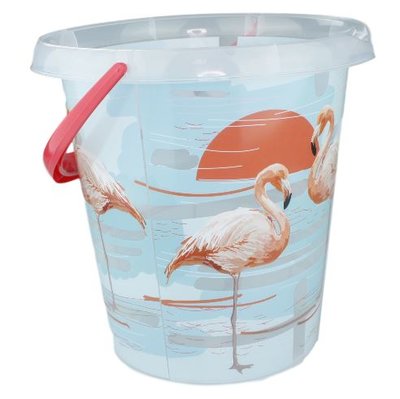Emmer Flamingo - Transparant - 12 Liter - Ø 30 cm