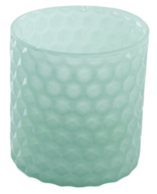 Windlicht Daniëlle - Groen - Glas - Ø11x11.5cm