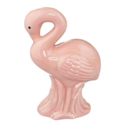 Decoratie Flamingo - Roze - 13x22cm