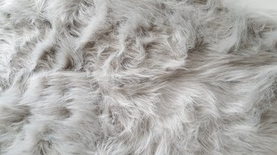 Schapenvacht - imitatie bont - Lichtgrijs - 68 X 100 CM