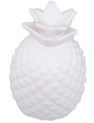 Deco witte ananas YVETTE - White Pineapple - Ø9 x H13.5cm