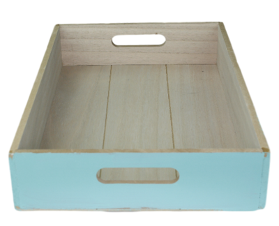 Dienblad Flaminigo - Turquiose / Roze - 40x26x7cm