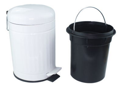 Pedaalemmer JOACHIM - Wit - 3l - 25x17cm
