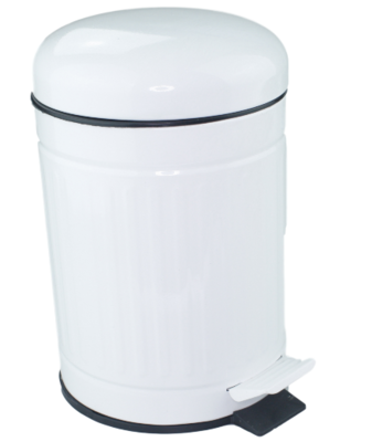 Pedaalemmer JOACHIM - Wit - 3l - 25x17cm