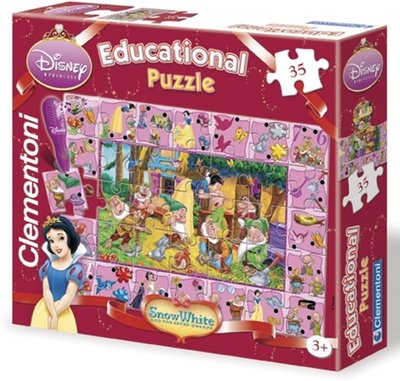 Disney Sneeuwwitje interactieve puzzel - 35 stukjes
