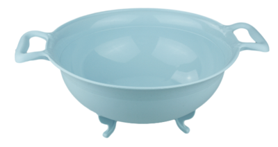3 delig vergietset ROALD - serveerschaal - Blauw