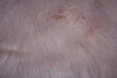 Schapenvacht WILLEKE - imitatie bont - Oud roze - 68 X 100 CM