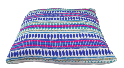 Sierkussenhoes Ibiza - 40x40 - Blauw/Multicolor