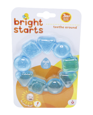 Bijtring Bright Starts - Teethe around - Blauw