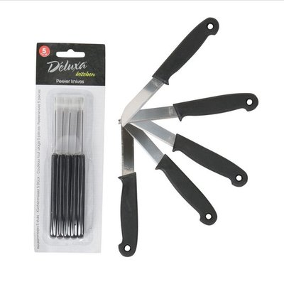 Deluxa Schilmessenset - Zwart - 5-delig