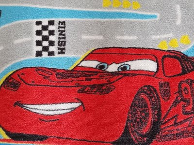 Disney Cars Vloerkleed Small Road - Multicolor - 50x80cm