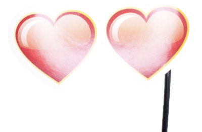 Emoji selfie kit - 13 stuks - Multicolor
